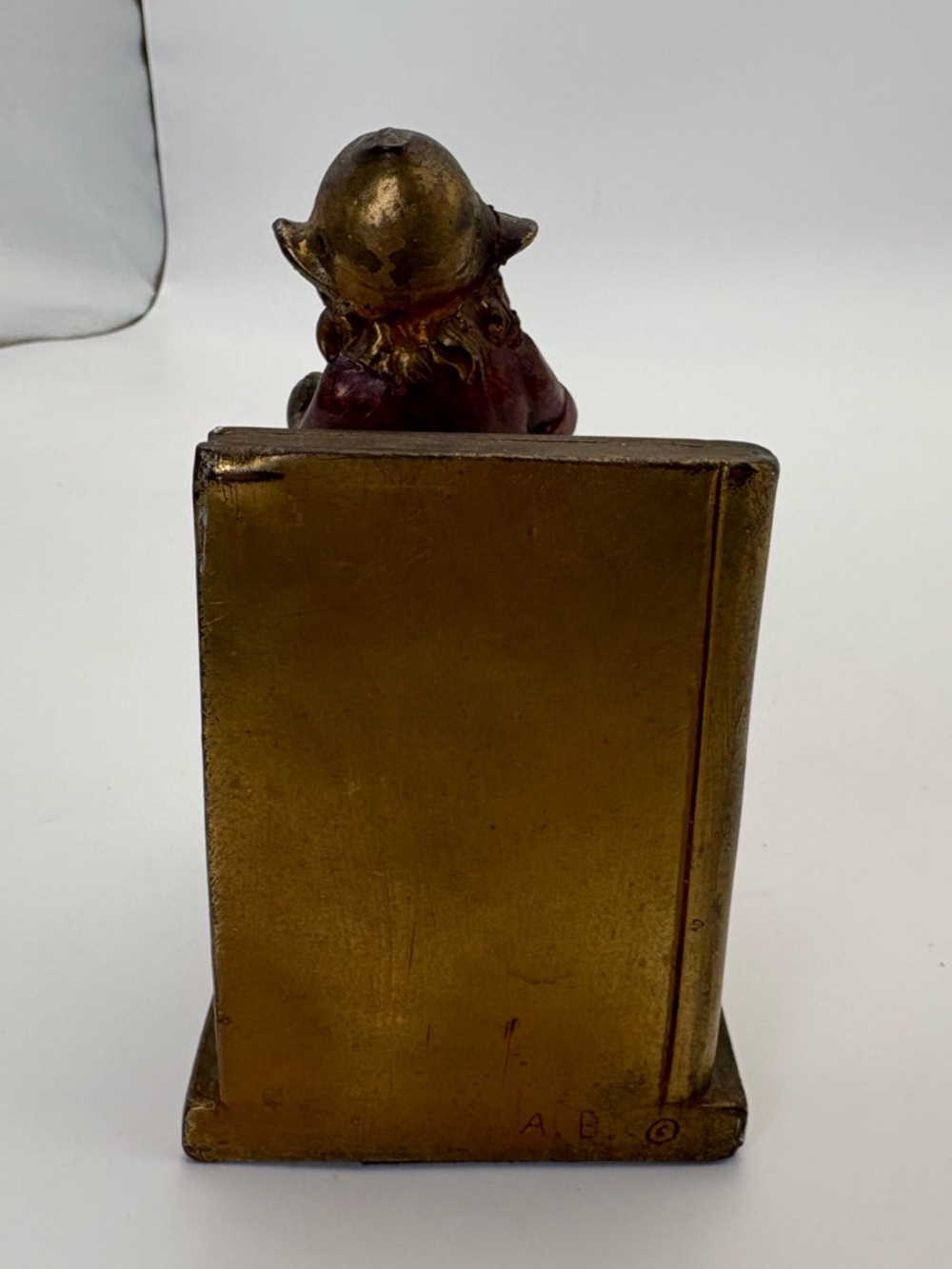 Vintage 1930s Dutch Girl Figurine Bookend by Armor Bronze - Picture 5 of 12